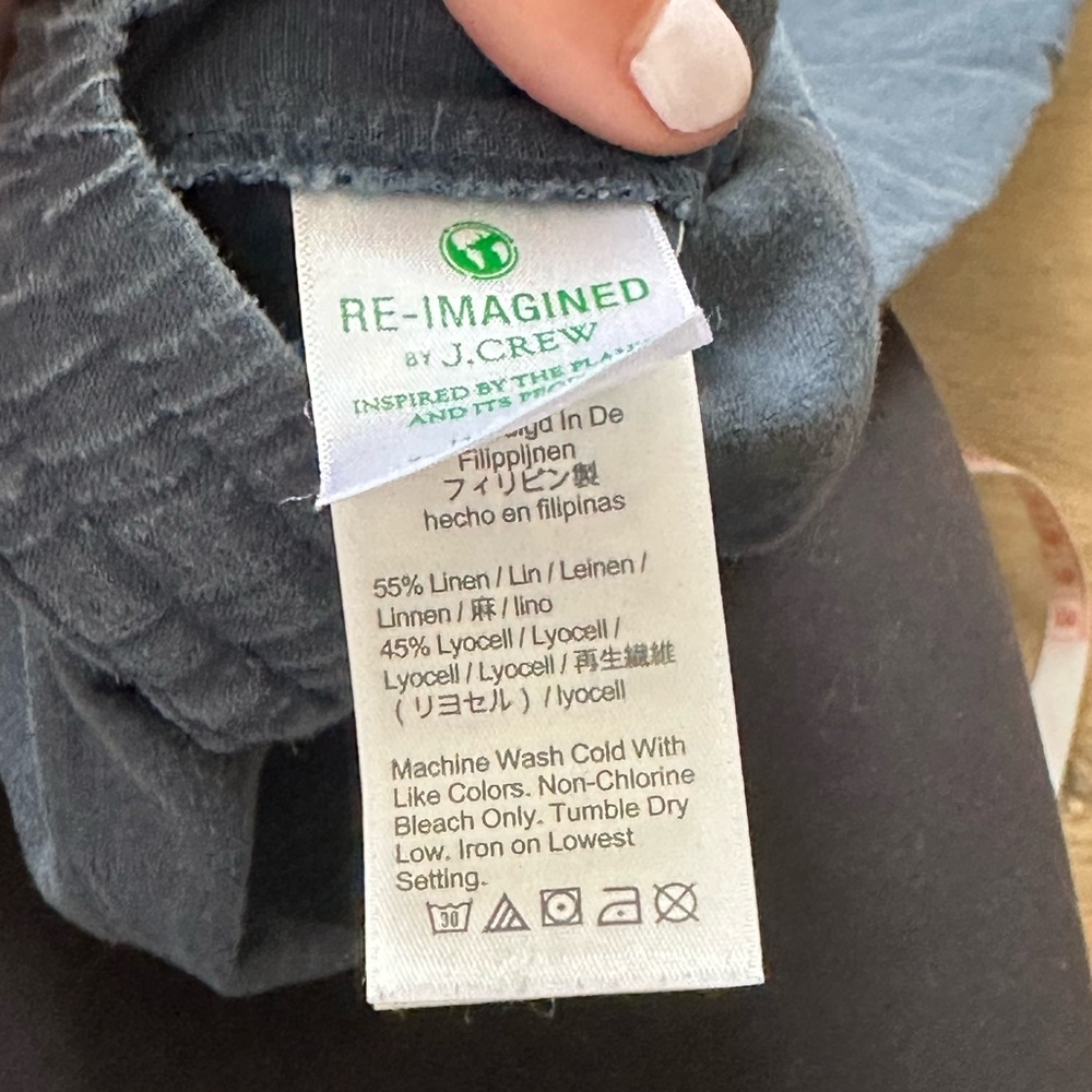 J. Crew seaside pant in linen blend (Size M) - Picture 5 of 5